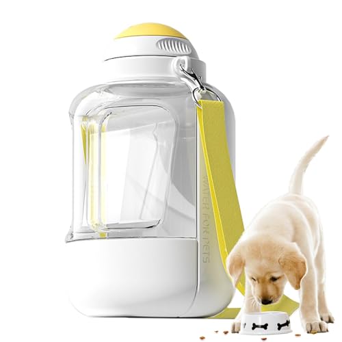 Shurzzesj Reisewasserflasche für Hunde, tragbare Hundewasserflasche | Auslaufsichere Hundewasserflasche in Lebensmittelqualität mit großem Fassungsvermögen - Tragbarer Wasserspender, multifunktionale von Shurzzesj
