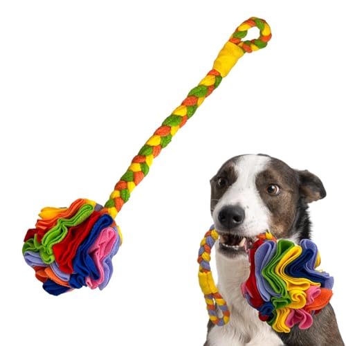 Shurzzesj Schnüffelball für Hunde Große Rasse, Hund Futtermatte Spielzeug, Weiche Schnüffelspiele, Unterhaltungsaktivität, Waschbarer Sicherer Haustier-Puzzle-Ball, Welpenspender Langsamer Feeder Shurzzesj Schnüffelball für Hunde Große Rasse, Hund Futtermatte Spielzeug, Weiche Schnüffelspiele, Unterhaltungsaktivität, Waschbarer Sicherer Haustier-Puzzle-Ball, Welpenspender Langsamer Feeder von Shurzzesj