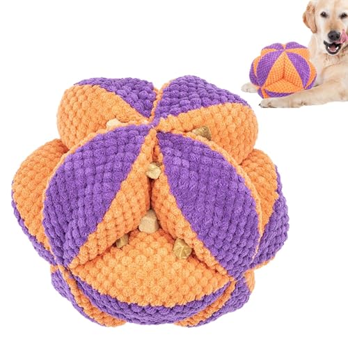 Shurzzesj Schnüffelspielzeug für Hunde, interaktiver Leckerli-Ball, Hunde-Puzzle-Spielzeug, bissfestes Futterspielzeug, langsames Füttern, Leckerli-Ball für kleine und mittelgroße Hunde Shurzzesj Schnüffelspielzeug für Hunde, interaktiver Leckerli-Ball, Hunde-Puzzle-Spielzeug, bissfestes Futterspielzeug, langsames Füttern, Leckerli-Ball für kleine und mittelgroße Hunde von Shurzzesj