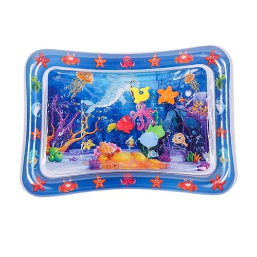 Shurzzesj Sensor-Wasser-Spielmatte, verdickte Wassersensorische Matte für Katzen, Baby-Wassermatte, Bauchzeitmatte, Katzenwasser-Spielmatte, Bauchwassermatte für Babys, sensorische Entwicklung und Shurzzesj Sensor-Wasser-Spielmatte, verdickte Wassersensorische Matte für Katzen, Baby-Wassermatte, Bauchzeitmatte, Katzenwasser-Spielmatte, Bauchwassermatte für Babys, sensorische Entwicklung und von Shurzzesj