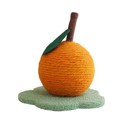 Shurzzesj Sisalball-Katzenkratzer, Katzenkratzball - Orangefarbener Katzenkratzer,Sisal-Kratzball, Katzenballspielzeug, Katzenspielzeug für spielerisches Engagement und Linderung von Langeweile bei Shurzzesj Sisalball-Katzenkratzer, Katzenkratzball - Orangefarbener Katzenkratzer,Sisal-Kratzball, Katzenballspielzeug, Katzenspielzeug für spielerisches Engagement und Linderung von Langeweile bei von Shurzzesj
