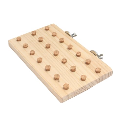 Shurzzesj Vogel-Kauspielzeug – Verschleißfeste Sittiche, Trainingsspiele, -Puzzle-Spielzeug, kompaktes Holzbrett, Vogelspielplatz für Sardellen, Sittiche Shurzzesj Vogel-Kauspielzeug – Verschleißfeste Sittiche, Trainingsspiele, -Puzzle-Spielzeug, kompaktes Holzbrett, Vogelspielplatz für Sardellen, Sittiche von Shurzzesj