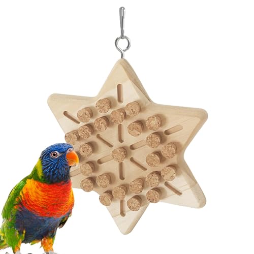 Shurzzesj Vogel-Kork-Holzspielzeug, Papagei-Kaukorken, Beißspielzeug für Papageien, Vogelsittich-Spielzeug, Papageienkäfig-Zubehör, hängendes Korkspielzeug für Papageien, Lovebird, Nymphensittiche, Shurzzesj Vogel-Kork-Holzspielzeug, Papagei-Kaukorken, Beißspielzeug für Papageien, Vogelsittich-Spielzeug, Papageienkäfig-Zubehör, hängendes Korkspielzeug für Papageien, Lovebird, Nymphensittiche, von Shurzzesj