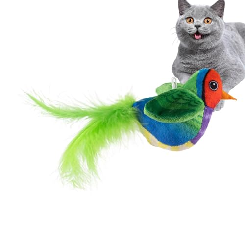 Shurzzesj Zwitschern Vogel Katzenspielzeug | Flapping Wings Zwitschern Vogel | Flying Bird Spielzeug, Interaktives Super Soft Realistic Bird Cat Toy, Cat Toy Bird That Flaps for Indoor Cats Shurzzesj Zwitschern Vogel Katzenspielzeug | Flapping Wings Zwitschern Vogel | Flying Bird Spielzeug, Interaktives Super Soft Realistic Bird Cat Toy, Cat Toy Bird That Flaps for Indoor Cats von Shurzzesj