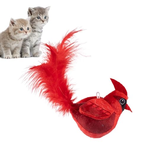 Shurzzesj Zwitscherndes Katzenspielzeug, Flapping Wings Zwitschern Vogel, Flying Bird Spielzeug, Interaktives Super Soft Realistic Bird Cat Toy, Cat Toy Bird That Flaps for Indoor Cats Shurzzesj Zwitscherndes Katzenspielzeug, Flapping Wings Zwitschern Vogel, Flying Bird Spielzeug, Interaktives Super Soft Realistic Bird Cat Toy, Cat Toy Bird That Flaps for Indoor Cats von Shurzzesj
