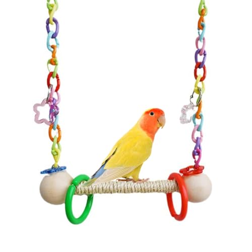 Sittichschaukel, Papageienschaukel | Papageienständer, Barschspielzeug,Sitzstangen für Sittiche, Bunte Papageienschaukel, Ruheschaukel für Käfig Sittichschaukel, Papageienschaukel | Papageienständer, Barschspielzeug,Sitzstangen für Sittiche, Bunte Papageienschaukel, Ruheschaukel für Käfig von Shurzzesj