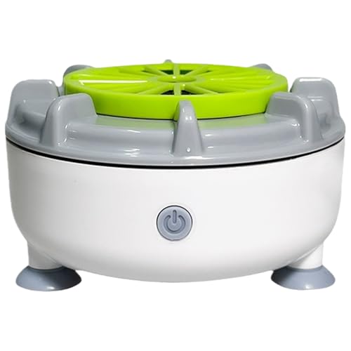 Fruchtschleuder, tragbare Obstwaschschüssel, automatische Reinigungsmaschine, elektrischer Lebensmittelreiniger zum Kochen, Waschen, Mahlzeiten, Vorbereitung, Küche, Outdoor, Picknicks, Meeresfrüchte von Shxupjn