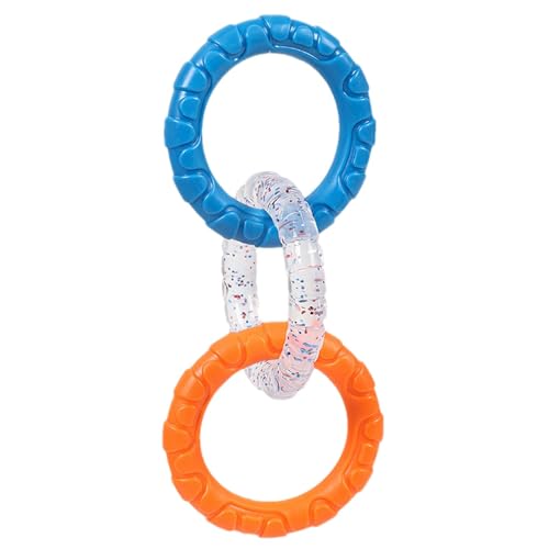 Hundespielzeug-Ring, 3-Ring-Schlepper-Hundespielzeug,Robustes Kauspielzeug | Unzerstörbares Spielzeug-Ring-Puller-Hundespielzeug, zahnbeständiges Zwingen-Hundespielzeug, 3 Ringe, interaktives Haustier Hundespielzeug-Ring, 3-Ring-Schlepper-Hundespielzeug,Robustes Kauspielzeug | Unzerstörbares Spielzeug-Ring-Puller-Hundespielzeug, zahnbeständiges Zwingen-Hundespielzeug, 3 Ringe, interaktives Haustier von Shxupjn