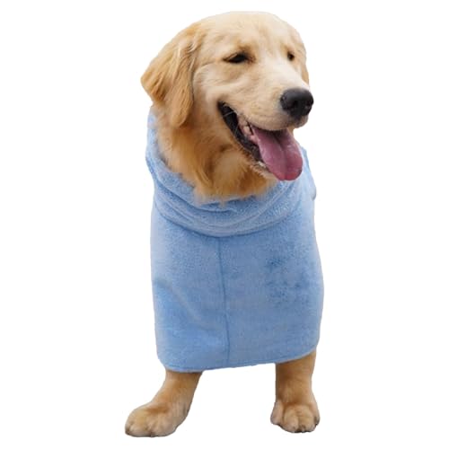 Shxupjn Hundebademantel-Handtuch,Hundebademantel,Haustier-Hunde-Mikrofaser-Handtuch, Verstellbarer Bademantel - Wiederverwendbare Haustier-Duschkleidung, schnell trocknender Bademantel zum Schwimmen, Shxupjn Hundebademantel-Handtuch,Hundebademantel,Haustier-Hunde-Mikrofaser-Handtuch, Verstellbarer Bademantel - Wiederverwendbare Haustier-Duschkleidung, schnell trocknender Bademantel zum Schwimmen, von Shxupjn