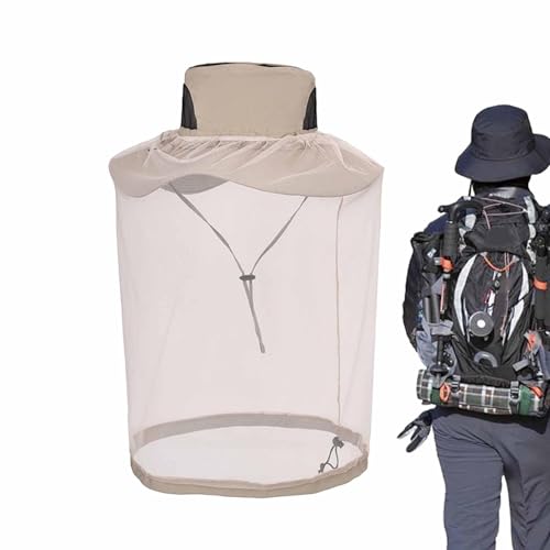 Shxupjn Kopfnetz für Fliegen, Fliegennetzhut | Atmungsaktives, weiches, bequemes Kopfschutznetz - Multifunktionaler Fischernetzhut mit verstellbarem Kinnriemen für Gartenarbeit, Wandern, Shxupjn Kopfnetz für Fliegen, Fliegennetzhut | Atmungsaktives, weiches, bequemes Kopfschutznetz - Multifunktionaler Fischernetzhut mit verstellbarem Kinnriemen für Gartenarbeit, Wandern, von Shxupjn