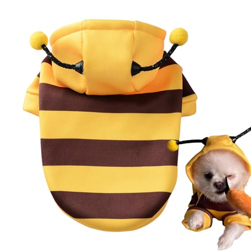 Shxupjn Pet Bee Halloween-Kostüm – Haustier Halloween Bienenkostüm Hoodies | Haustier Halloween Weihnachten Cosplay Kleid Hoodie für kleine mittelgroße Haustiere Hunde Shxupjn Pet Bee Halloween-Kostüm – Haustier Halloween Bienenkostüm Hoodies | Haustier Halloween Weihnachten Cosplay Kleid Hoodie für kleine mittelgroße Haustiere Hunde von Shxupjn