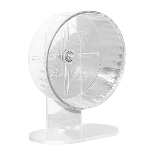 Shxupjn Rad für Hamster – leises Laufrad, transparent, höhenverstellbar, Acryl, Hamster-Zubehör für Rennmäuse, Frettchen, Igel, kleine Haustiere Shxupjn Rad für Hamster – leises Laufrad, transparent, höhenverstellbar, Acryl, Hamster-Zubehör für Rennmäuse, Frettchen, Igel, kleine Haustiere von Shxupjn