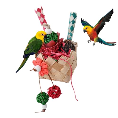 Shxupjn Vogelspielzeug – buntes Vogel-Kauspielzeug für Molaren, leuchtende Farben, Zahnspielzeug für mittelgroße Papageien, Sittiche, Nymphensittiche, Wellensittiche und Unzertrennliche Shxupjn Vogelspielzeug – buntes Vogel-Kauspielzeug für Molaren, leuchtende Farben, Zahnspielzeug für mittelgroße Papageien, Sittiche, Nymphensittiche, Wellensittiche und Unzertrennliche von Shxupjn
