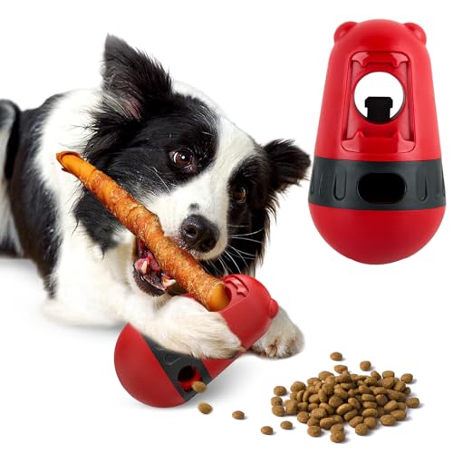 Shyllin Hundespielzeug, Intelligenzspielzeug für Hunde, 2-in-1 Bully Stick-Halter & interaktives Leckerli-Spenderspielzeug, Puzzle-Futterspender, Kong Hundespielzeug Futterausgabe, Ochsenziemer von Shyllin