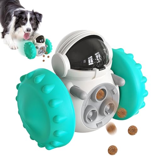 Shyllin Hundespielzeug zur Förderung der Intelligenz, Intelligenzspielzeug für Hunde, Slow Feeder Antischlingnapf für Hunde zur Verbesserung der Verdauung, Rolling Feeder Hundespielzeug-Futterausgabe von Shyllin