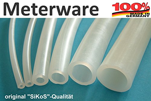 SiKoS Silikonschlauch - 2x4mm - Meterware - Lebensmittelqualität SiKoS Silikonschlauch - 2x4mm - Meterware - Lebensmittelqualität von SiKoS