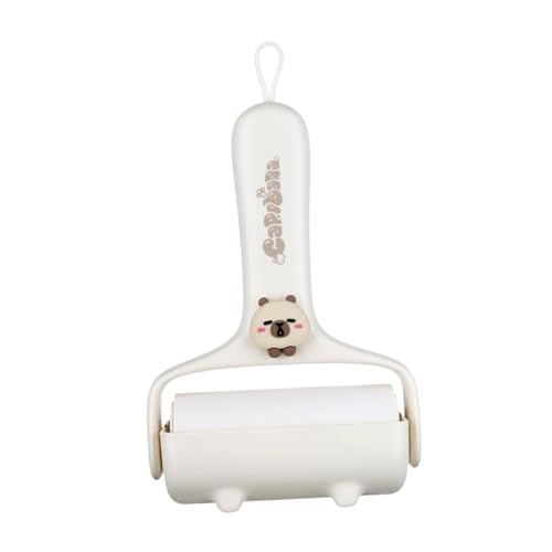 SiaBiced Klebriger Fusselroller zur Entfernung von Tierhaaren, Fusselentferner für Hunde und Katzen, Beige von SiaBiced