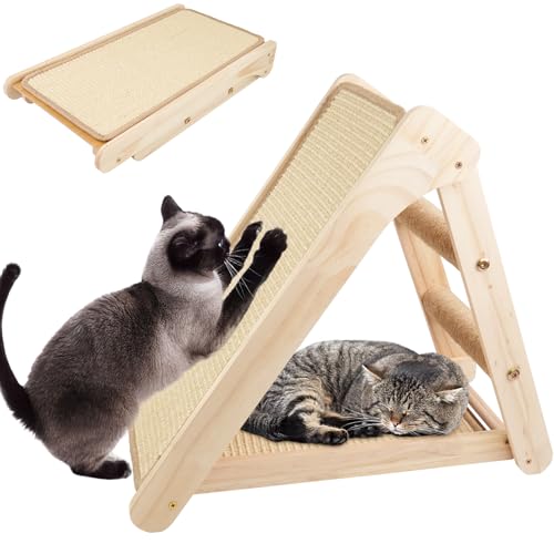Sibosen Faltbares Kratzbrett für Katzen,53x49x45cm Kratzbrett Katze,3 In 1 Abriebfestes Katzenkratzbret aus Hochwertigem Sisal,Keine Installation erforderlich Sibosen Faltbares Kratzbrett für Katzen,53x49x45cm Kratzbrett Katze,3 In 1 Abriebfestes Katzenkratzbret aus Hochwertigem Sisal,Keine Installation erforderlich von Sibosen