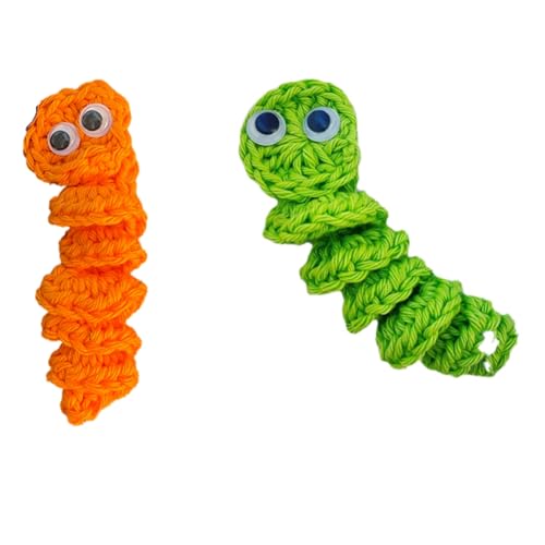 Sichuny Handgemachtes Sorgenwurm-Geschenk Zur Emotionalen Unterstützung, Gehäkelter Sorgenwurm, Inspirierende Fürsorge für Sie, Süßes Gestricktes Geschenk, Langlebig, Einfach zu Verwenden B Sichuny Handgemachtes Sorgenwurm-Geschenk Zur Emotionalen Unterstützung, Gehäkelter Sorgenwurm, Inspirierende Fürsorge für Sie, Süßes Gestricktes Geschenk, Langlebig, Einfach zu Verwenden B von Sichuny