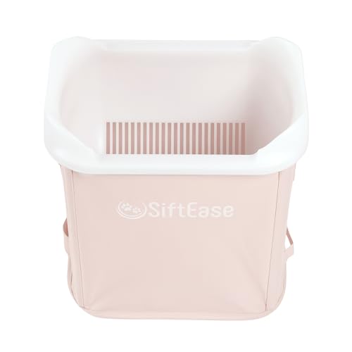 SiftEase Katzentoilettenreiniger, schnelle und einfache Reinigung ohne Schaufel, großes Sieb mit Mülleimer für länger anhaltende Streu, Rosa SiftEase Katzentoilettenreiniger, schnelle und einfache Reinigung ohne Schaufel, großes Sieb mit Mülleimer für länger anhaltende Streu, Rosa von SiftEase