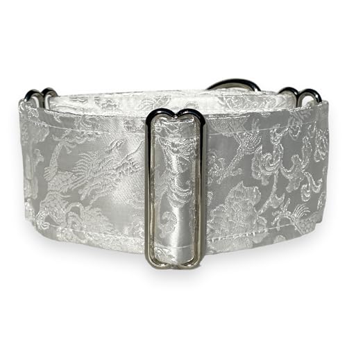 Martingale-Hundehalsband für Windhunde, Saluki, Whippet und andere Rassen mit ähnlichem Hals, 5,1 cm breit, M 27,9 cm - 35,6 cm Martingale-Hundehalsband für Windhunde, Saluki, Whippet und andere Rassen mit ähnlichem Hals, 5,1 cm breit, M 27,9 cm - 35,6 cm von SightHound Gang