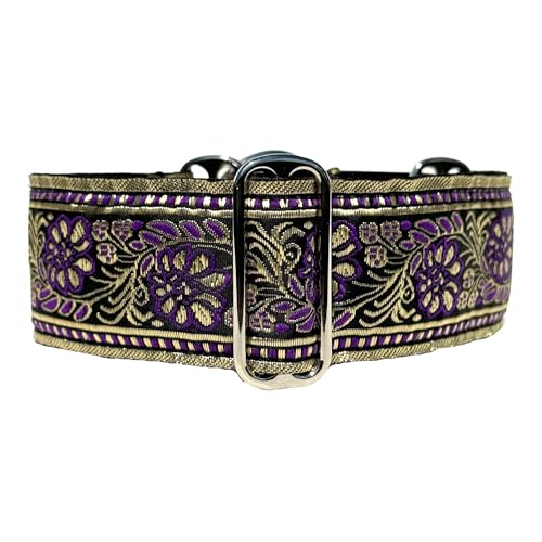 Martingale Hundehalsband für Windhunde, Saluki, Whippet und andere Rassen mit ähnlichem Halsumfang, 5,1 cm breit, XL 43,2 cm - 55,9 cm Martingale Hundehalsband für Windhunde, Saluki, Whippet und andere Rassen mit ähnlichem Halsumfang, 5,1 cm breit, XL 43,2 cm - 55,9 cm von SightHound Gang