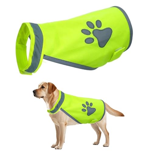 Sikweny Warnweste Hund Reflektierende Streifen Hundewarnweste Mit Reflektierenden Elementen Warnwesten Einstellbares Design für Nachtwanderungen Outdoor-Abenteuer Radbegleitung Training und Gesel(L Sikweny Warnweste Hund Reflektierende Streifen Hundewarnweste Mit Reflektierenden Elementen Warnwesten Einstellbares Design für Nachtwanderungen Outdoor-Abenteuer Radbegleitung Training und Gesel(L von Sikweny
