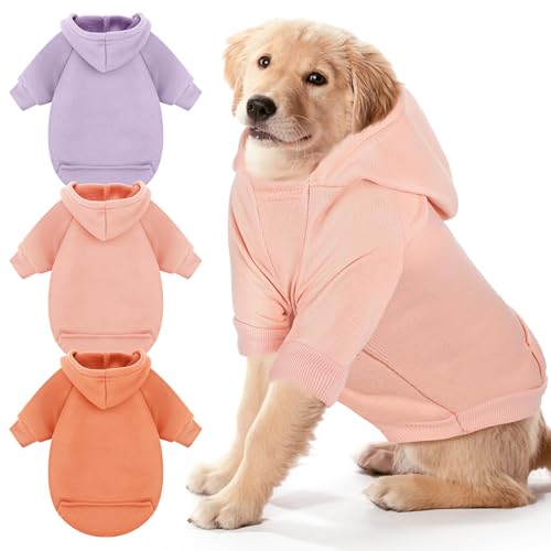 SilTriangle Hunde-Kapuzenpullover für den Winter, warm, weich, mit Tasche, Haustiermantel, Kleidung für alle Hunde und Katzen, Größe XL, leuchtende Farben, 3 Stück SilTriangle Hunde-Kapuzenpullover für den Winter, warm, weich, mit Tasche, Haustiermantel, Kleidung für alle Hunde und Katzen, Größe XL, leuchtende Farben, 3 Stück von SilTriangle