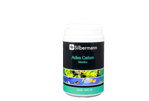 Silbermann Active Carbon Silverline - hochwertige Aktivkohle für Meer- und Süßwasseraquarien (1000 ml) von Silbermann