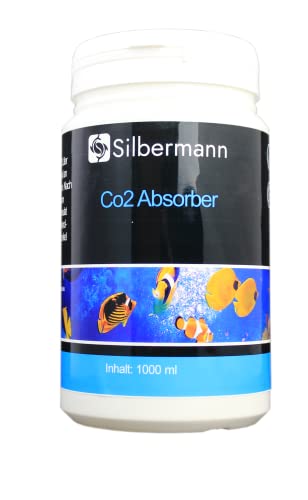 Silbermann CO2 Absorber Granulat, Luft Filter, Co2 Entferner, Remover für den Abschäumer im Meerwasser Aquarium, zur Erhöhung des pH-Wertes, Algen Reduzierung (1000 ml für 400-1000 Liter) von Silbermann