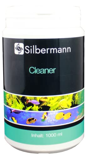 Silbermann Cleaner für Meerwasseraquarien, bindet Schadstoffe, sorgt für kristallklares Wasser, in verschiedenen Größen (1000 ml) von Silbermann