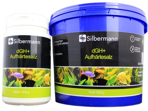 Silbermann GH Plus, Wasser Aufhärter DGH, Aufhärte-Salz, Erhöhung der Gesamthärte im Aquarium oder Gartenteich (1000 ml) von Silbermann