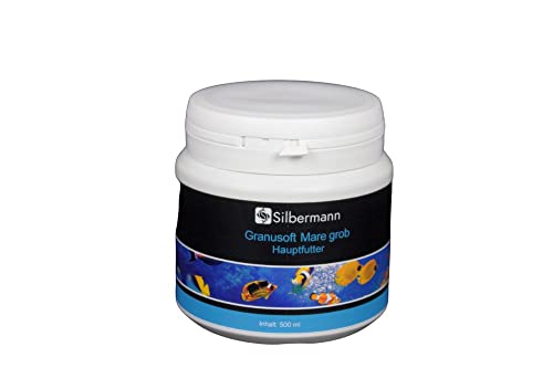 Silbermann Granusoft Mare - Hauptfutter für Meerwasserfische fein oder grob (500 ml grob) von Silbermann