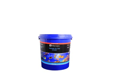 Silbermann Meersalz pro Color, 5,5 KH für Meerwasseraquarium, Riffaquarium, in verschiedenen Größen (10 kg Eimer) von Silbermann