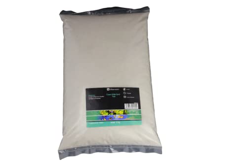 Silbermann Ocean White Sand, Bodengrund in verschiedenen Körnungen und Größen (10 kg fein) von Silbermann