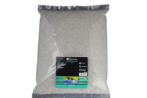Silbermann Ocean White Sand, Bodengrund in verschiedenen Körnungen und Größen (10 kg grob) von Silbermann