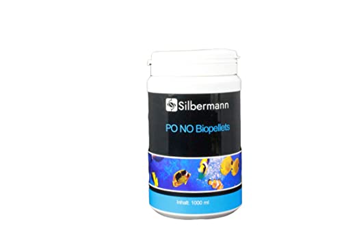 Silbermann PO NO Pellets - BioPellets Nitrat- und Phosphatentferner für Meer - und Süßwasser (1000 ml) von Silbermann