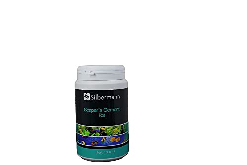 Silbermann Scaper´s Cement, Aquarien Zement, Aquarien Mörtel (1200 g, rot) von Silbermann