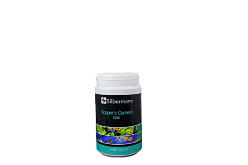 Silbermann Scaper´s Cement, Aquarien Zement, Aquarien Mörtel (1200 g, gelb) von Silbermann