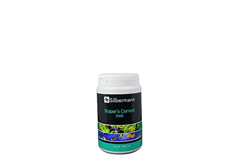 Silbermann Scaper´s Cement, Aquarien Zement, Aquarien Mörtel (1200 g, weiß) von Silbermann