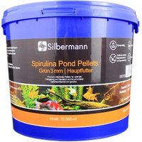 Silbermann Spirulina Pond Pellets 3 mm 10 kg von Silbermann