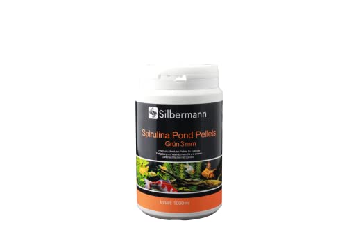 Silbermann Teichfutter Pellets - schwimmendes Hauptfutter für Teichfische (10000 ml, grün 3 mm) von Silbermann