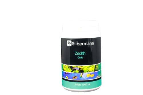 Silbermann Zeolith - Klinoptilolith als Filtermaterial für Meer- und Süßwasseraquarien fein grob oder Pulver (grob, 1000 ml) von Silbermann