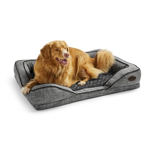 Silentnight Orthopädisches Haustierbett - Großes Hundebett Katzenbett - Konturierter Schaumstoff zur Unterstützung - Maschinenwaschbarer Bezug - Rutschfester Boden Silentnight Orthopädisches Haustierbett - Großes Hundebett Katzenbett - Konturierter Schaumstoff zur Unterstützung - Maschinenwaschbarer Bezug - Rutschfester Boden von Silentnight
