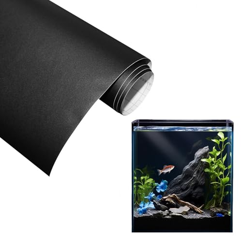 Statisch Haftender Aquariumhintergrund Schwarzer, 30 x 200CM Aquarium Folie Rückwand, Aquarium-Aufkleber-Hintergrund, Aquarium-Tapetendekorationen Für Aquarien Statisch Haftender Aquariumhintergrund Schwarzer, 30 x 200CM Aquarium Folie Rückwand, Aquarium-Aufkleber-Hintergrund, Aquarium-Tapetendekorationen Für Aquarien von Silkwish