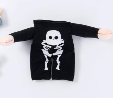 Halloween Kostüme für Hunde Killer Größe l, SilverChry Hundekostüm, Hundekostüm Chucky Puppe Cosplay für Halloween Haustier Cosplay Party (M, Skeleton) von SilverChry