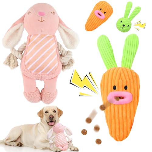 SilverChry Hundespielzeug zu Ostern, Futterspielzeug Hund, Hunde Interactive Spielzeug, Möhren Hundespielzeug, Hund Osterhase, Hund Beruhigende Karotte, Hunde Lernspielzeug, Schnüffelspielzeug Hund SilverChry Hundespielzeug zu Ostern, Futterspielzeug Hund, Hunde Interactive Spielzeug, Möhren Hundespielzeug, Hund Osterhase, Hund Beruhigende Karotte, Hunde Lernspielzeug, Schnüffelspielzeug Hund von SilverChry