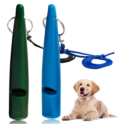 SilverChry Hundetrainingspfeife mit Lanyard*2Pcs, Hochwertige Hunde Pfeifen, Einen gut erzogenen Hund erziehen, Erleichtert die Kommunikation zwischen Ihnen und Ihrem Hund SilverChry Hundetrainingspfeife mit Lanyard*2Pcs, Hochwertige Hunde Pfeifen, Einen gut erzogenen Hund erziehen, Erleichtert die Kommunikation zwischen Ihnen und Ihrem Hund von SilverChry