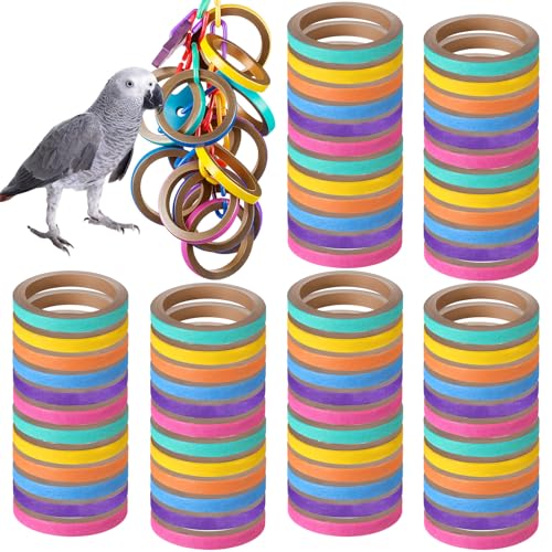 Simgoing Bagels Vogelspielzeug für Papageien, robuster Pappkern, Vogelspielzeug, Kauen, Zerkleinern, Futtersuche, Spielfuß, 6,3 cm, für kleine und mittelgroße Papageien, Mini-Aras, Graue Kakadus, 60 Simgoing Bagels Vogelspielzeug für Papageien, robuster Pappkern, Vogelspielzeug, Kauen, Zerkleinern, Futtersuche, Spielfuß, 6,3 cm, für kleine und mittelgroße Papageien, Mini-Aras, Graue Kakadus, 60 von Simgoing
