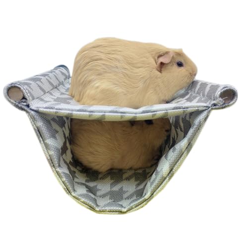 SimidunEUR Hamster Hammock für Chinchilla, Igel, Meerschweinchen Hamsterkäfig,Grau,18 * 14 cm von SimidunEUR